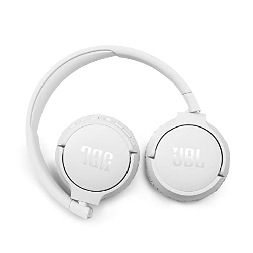 JBL Tune 660NC Auriculares supraaurales inalámbricos con bluetooth y cancelación de ruido, Sonido Pure Bass, hasta 44h de música de música continua, color blanco