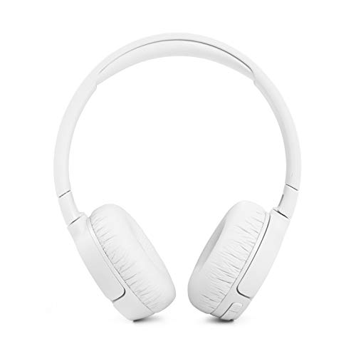 JBL Tune 660NC Auriculares supraaurales inalámbricos con bluetooth y cancelación de ruido, Sonido Pure Bass, hasta 44h de música de música continua, color blanco