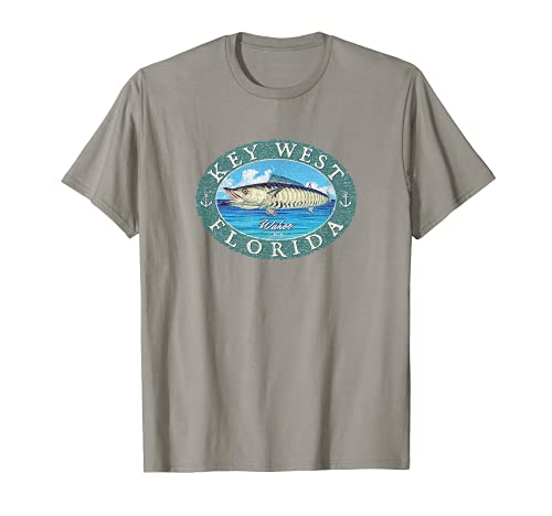 JCombs: Key West, FL, con Wahoo Fish y Mar Camiseta