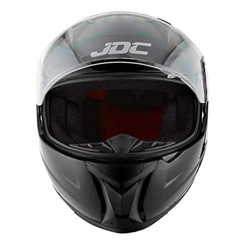 JDC Casco Integral Para Motocicleta Cascosintegrales - PRISM - Negro - M