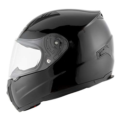 JDC Casco Integral Para Motocicleta Cascosintegrales - PRISM - Negro - M