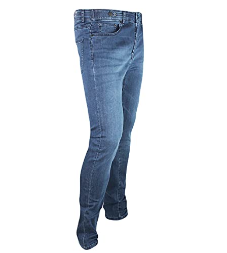 Jeanstrack Venice Jeans Pantalón de Ciclismo Urbano, Unisex Adulto, Sky, M