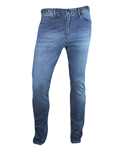 Jeanstrack Venice Jeans Pantalón de Ciclismo Urbano, Unisex Adulto, Sky, M