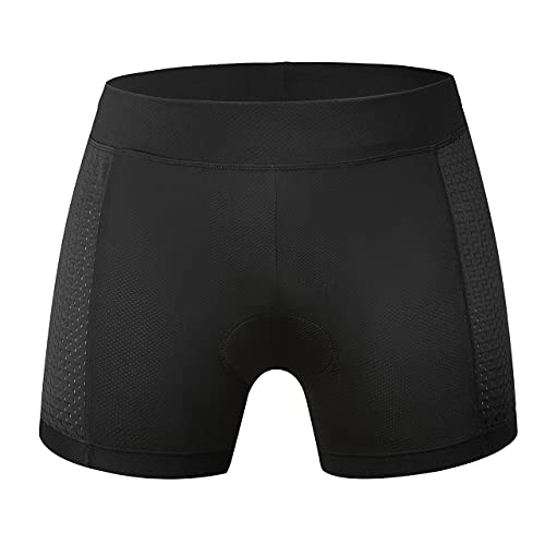 JEPOZRA Culotte Ciclismo Hombre con Badana Gel Pantalon Cortos Ciclista Pantalones Cortas MTB Endura Transpirable de Secado Rápido Calzoncillos