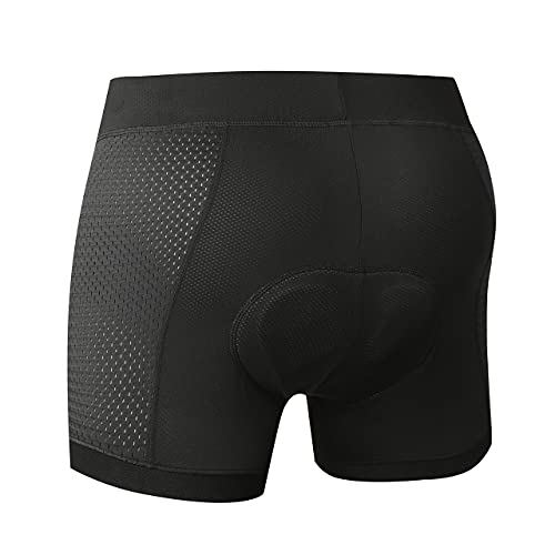 JEPOZRA Culotte Ciclismo Hombre con Badana Gel Pantalon Cortos Ciclista Pantalones Cortas MTB Endura Transpirable de Secado Rápido Calzoncillos