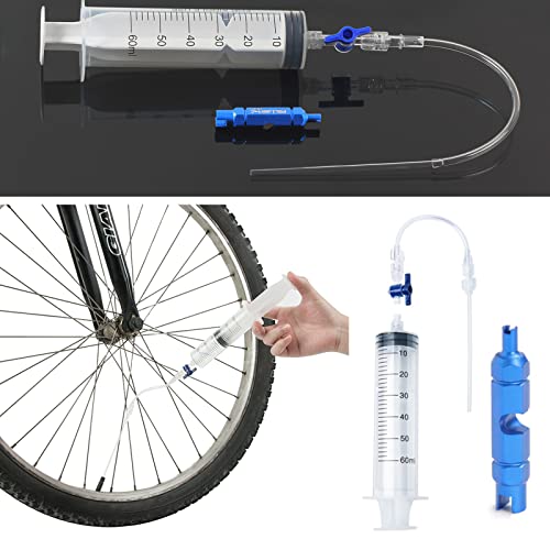 Jeringa De Plástico Bicicletas Sin Cámara y Presta Herramienta De Extracción De Válvula Obus Valvula Presta para Stans No Tubes Sealant y Otros Selladores (Herramienta Extracción Inserto Válvula)