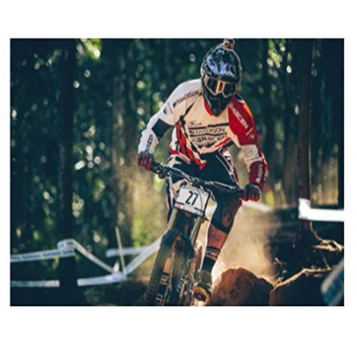 Jersey de Ciclismo al Aire Libre Camisa de Bicicleta de montaña para Hombre Camisa de Manga Larga MTB Camisa Transpirable de Motocicleta