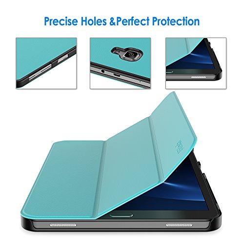JETech Funda para Samsung Galaxy Tab A 10,1 2016 (SM-T580 / T585, No para el Modelo 2019) Carcasa con Soporte Función, Auto-Sueño/Estela, Azul
