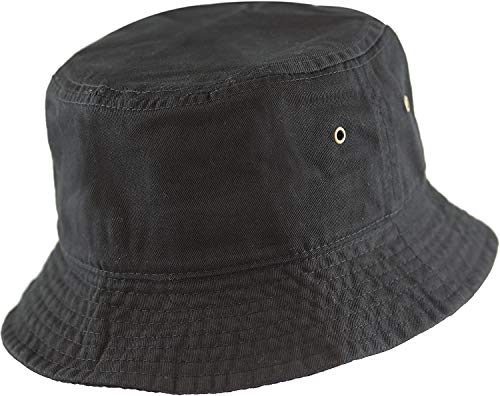 JFAN Sombreros de Pescador Vintage Algodón Sombrero de Cubo de Color Liso Lavado Gorra de Sol de Viaje para Hombre y Mujer