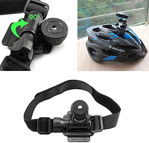 Jilibaba Soporte para casco de bicicleta Mobius ActionCam - Soporte para cámara deportiva y vídeo DV DVR