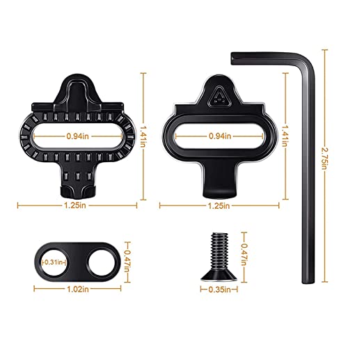 JINGHUI PENGSTOR Zapatos de Ciclismo Tacos Zapatos de Bicicleta SPD Conjunto de Letras SM-SH51 Ajuste for la Bicicleta de montaña Pedal Pedal Pedal Clip Fit for Shimano Bike Accessories