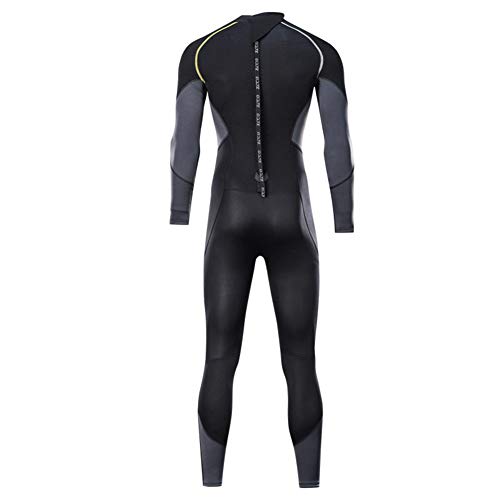 JINGJIE Traje De Triatlón, De Los Hombres De La Manga Completa Smoothskin Neopreno De La Piel De Usar para Natación De Aguas Abiertas,3XL