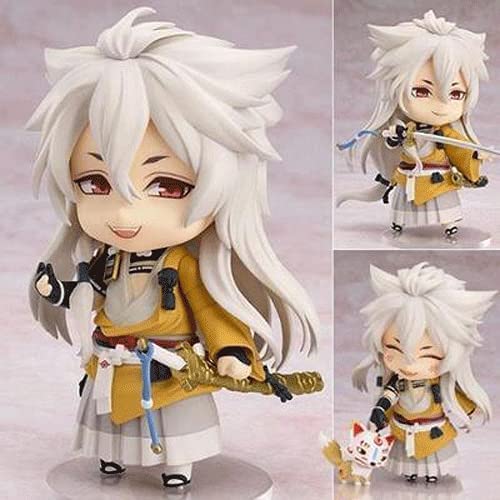 JNTML Personajes De Anime Touken Ranbu Online Fox Ball con Accesorios Reemplazables Nendoroid Q Version Figuras De Anime Juguetes Muñecas Modelo Figuras De Anime Muñecas Fanáticos