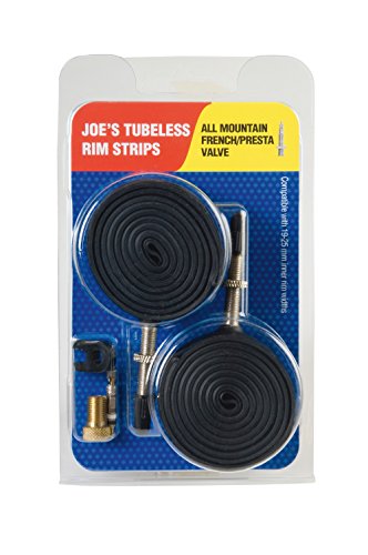 Joe's Flats Kit Convertidor A Rueda Tubeless, Unisex Adulto, Negro, 19-25 mm