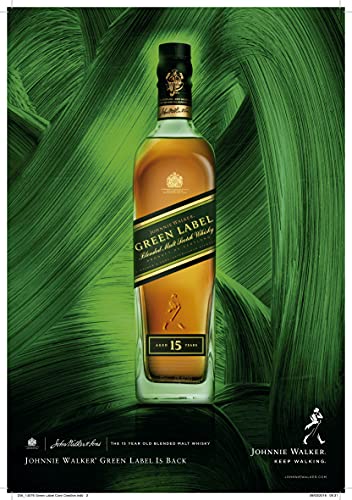 Johnnie Walker - Green Label Whisky Escocés, 700 ml
