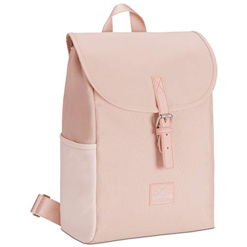 Johnny Urban Mochila Mujer Pequeña ROMY Rosa, Hecha de Botellas de Plástico Recicladas, Mini Mochila para Ocio Oficina Universidad - Repelente al Agua y Compartimento para Portátil