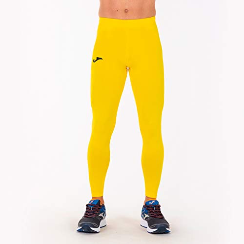 Joma Academy Pantalon Termico Caballero, Hombre, Amarillo, L-XL