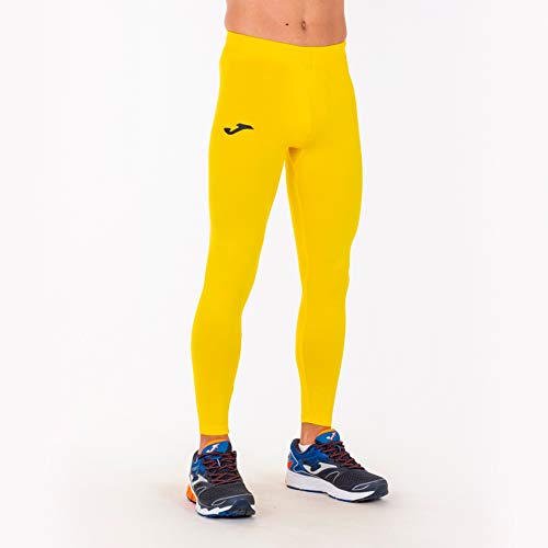 Joma Academy Pantalon Termico Caballero, Hombre, Amarillo, L-XL