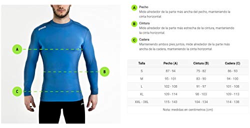 Joma Combi Camiseta Manga Corta, Hombre, Negro, M