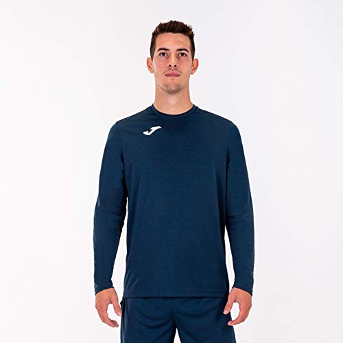 Joma Combi Camisetas Equip. M/L, Hombre, Marino, S