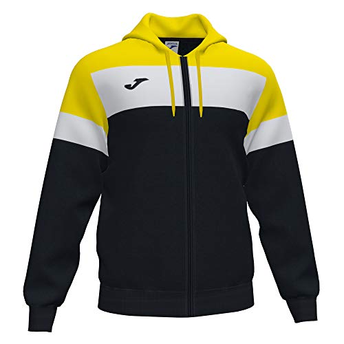 Joma Crew IV Chaqueta Y Chaleco Cabal, Hombre, Negro-Amarillo, S