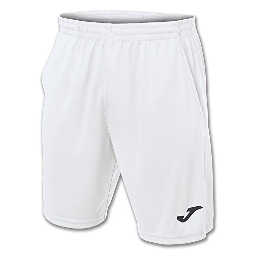 Joma Drive Bermuda Deporte, Hombre, Blanco, L