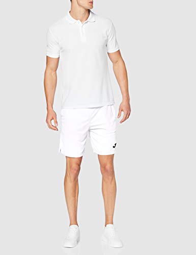 Joma Drive Bermuda Deporte, Hombre, Blanco, XL