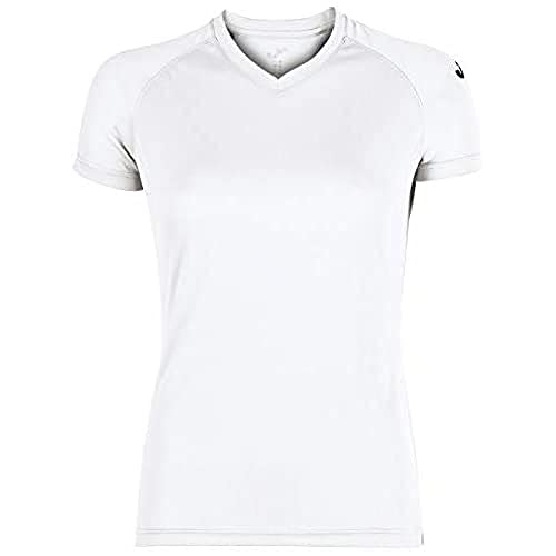 Joma Eventos Camisetas Equip. M/C, Mujer, Blanco, 2XL