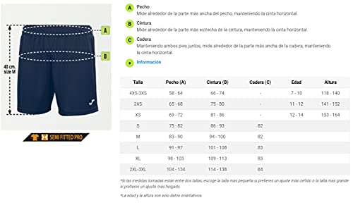 Joma Miami Bermuda Deporte de Tenis, Hombre, Blanco, S