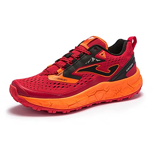 JOMA SIMA 2106 Red, Zapatillas de Trail para Hombre, Rojo/Naranja, EU 44