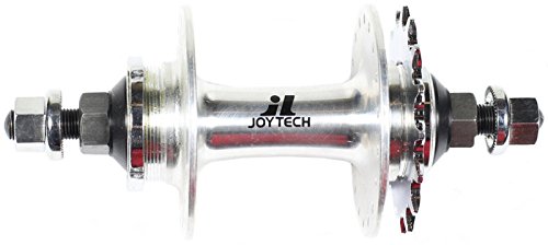 Joytech 32-36H Engranaje fijo, eje trasero Flip Flop para bicicleta Fixie Track de una sola velocidad (plata, 36H)