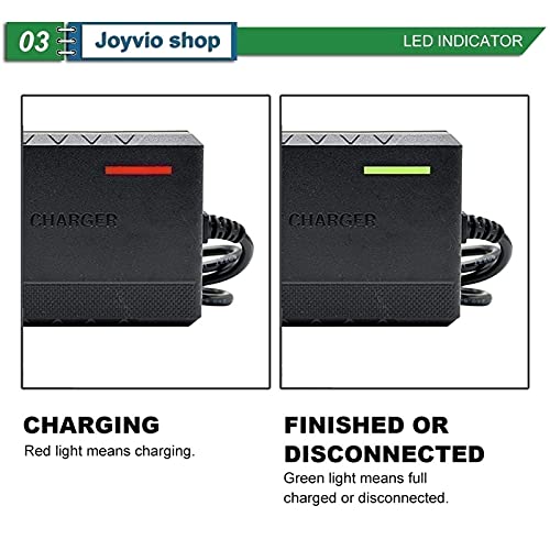 joyvio Cargador para Bicicletas eléctricas Prophete, Kreidler y Stratos con baterías 36V / 2A (XLR de 3 Pines)