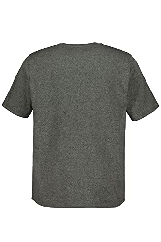 JP 1880 T-Shirt Camiseta, Gris Antracita, 4XL para Hombre