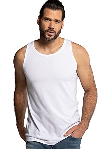 JP 1880 Tank Top Camiseta sin Mangas, Blanco (Blanco 70514520), XXXXXXL para Hombre