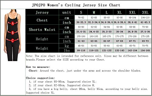 JPOJPO Maillot de ciclismo para mujer, de verano, camiseta de manga corta para ciclismo