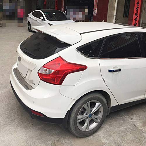 JTAccord Alerón Trasero de Coche ABS Alerón de Puerta Trasera estándar Alerón de Techo Trasero para Ford Focus 2012 2013 2014 2015, Accesorios de modificación de Coche