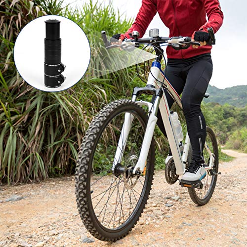 Jubaopen Elevador Bicicleta Potencia Manillar Elevador Manillar Bicicleta Manillar Extensión Vástago Manillar Bicicletacon 4 Accesorios para Bicicleta de Montaña Carretera (Extender 138 MM)