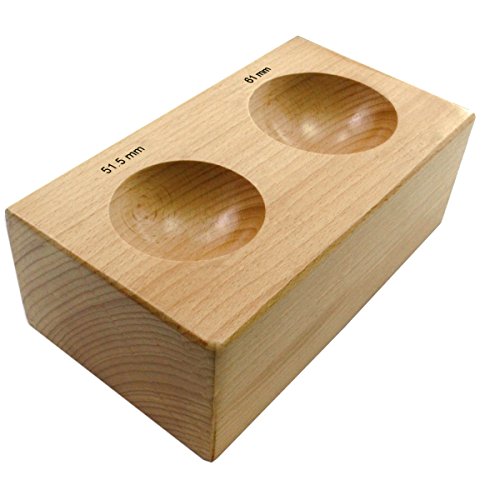 Juego bloque de embutir de base cuadrada de madera DomeXX-10 S1 Deluxe