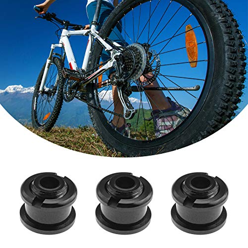 Juego de 5 tornillos M8 MTB de aleación de aluminio negro para rueda de cadena de bicicleta de carretera y bicicleta de montaña