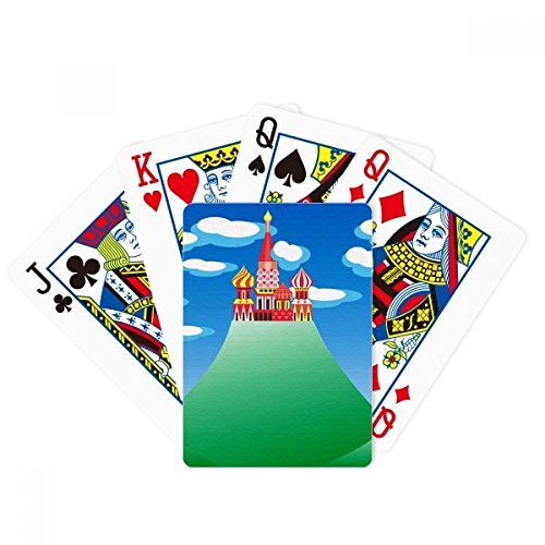 Juego de mesa de diversión de cartas mágicas con el castillo de la nube de la montaña francesa china