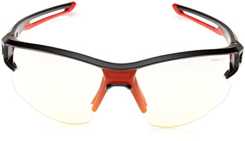Julbo Aero Gafas de sol para Hombre, Blanco / Rojo, talla única