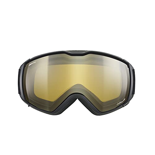 Julbo Aerospace Máscara de esquí con Pantalla Reactiv Photochromique Hombre, Negro/Gris Rubber, XL +