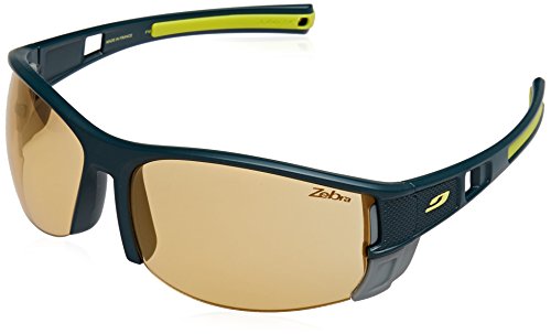 Julbo Makalu - Gafas de sol para hombre, color azul mate y amarillo