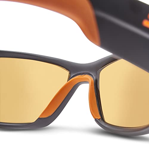 Julbo Run Gafas, Unisex Adulto, Negro/Naranja, Talla única