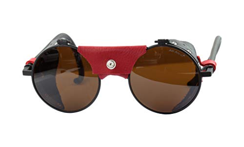 Julbo Vermont Gafas de Sol, Negro/Rojo, M para Hombre