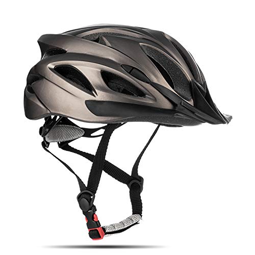 Junior Kids Bike Helmet - Casco de Ciclismo para jóvenes Mountain Bike Dial Ajustable Visor removible Boys Girls 4 Color 54-57CM