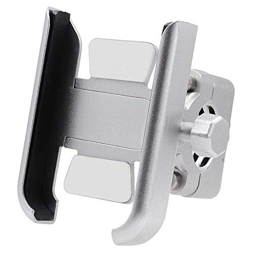 JWGD Soporte for teléfono móvil de la Bici de Aluminio de Bicicletas en el Soporte del GPS del Montaje del Manillar de la Ayuda del Soporte 3.5-6.5inch Smartphones (Color : Handlebar White)