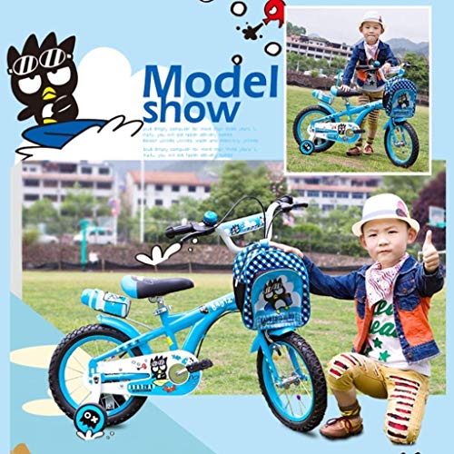 JYTFZD Yuchen- Bicicletas Azules Infantiles Pedal de Bicicleta Parque al Aire Libre Ocio Bicicleta Percibido Bicicleta Bicicleta Muchacho y niña Pedal Bicicleta (Color: Azul, Tamaño: 12inches)
