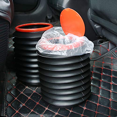 JYtop-online Cubo de basura multifuncional retráctil para coche, cubo de agua plegable