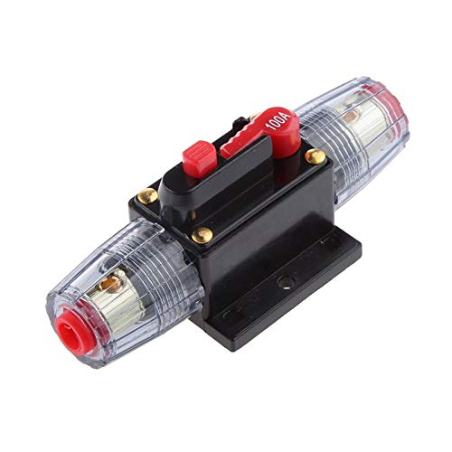 JZK 12 V - 24 V DC 100A Interruptor fusible ajuste manual circuito automático circuito interruptor para audio coche barco bicicletas motocicleta